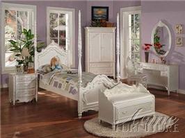 01000T Twin Post Bed - 