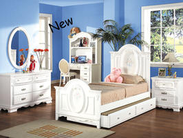 01677F full Panel Bed - 