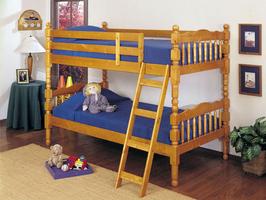 02301 Twin/Twin Bunk Bed - 