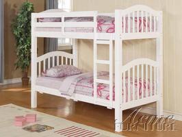 02354 Twin/ Twin Bunk Bed w/ 16 Slats - 
