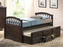 04990 Twin Size Bed & Trundle w/ Drawers - 