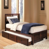 1348PRF-1R Paula Collection Full Bed with Twin Trundle - 