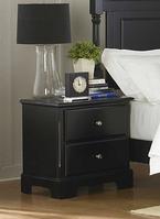1356BK-4 Morelle Collection Nightstand in Black - 