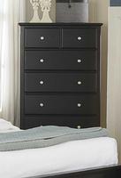 1356BK-9 Morelle Collection Chest in Black - 