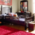 287 0040 Harbor Town Collection Double Low Post Louver Bed - 287-0040
It is a big day when your child moves from the crib to the bed. Rest easy knowing that the low-lock position and safety rails make this change safe for little ones.
(Guard Rails Sold Seperately)