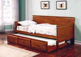 300036OAK Oak Daybed+Trundle - 