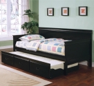 300036 BLK Black Daybed+Trundle - 