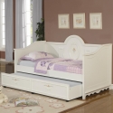 400101D White Flower Daybed - 