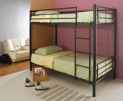 460072B Metal Twin over Twin Bunk Bed - 