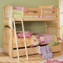 492-976NR Off Campus Collection Twin over Twin Bunk Bed Complete - 