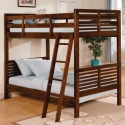 B1348-1 Paula Collection Twin over Twin Bunk bed - 