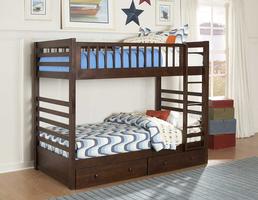 B33E-1 Dreamland Collection Twin over Twin Bunk Bed - 