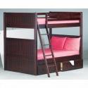 BF-301-BB-WA Full over Full Bunk Bed in Walnut - 
