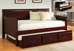 CM1636CH Savanah Casey Twin Day Bed Cherry Finish - Trundle Sold Seperately 